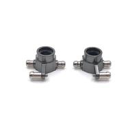 GTVNPOA RC Upgrade Parts For WLtoys 284131 K969 K979 K989 K999 P929 P939 1/28 Metal Rear Steering Cup RC Car Parts And Accessories Upgrade Replacement And Use(Gray)