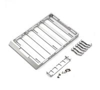 GTVNPOA Rc Upgrade Spare Parts For FMS For Desert Storm For Arizona Red For Rabbit For Fire For Horse 1/18 RC Remote Control Car Metal Accessories Luggage Rack(Silver)