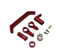 GTVNPOA Rc Upgrade Spare Parts For JLB Golden For Cheetah 11101 21101 J3 1/10 RC Remote Control Car Steering Component Parts Upgrade Accessories Replacement Repair Modification(Red)