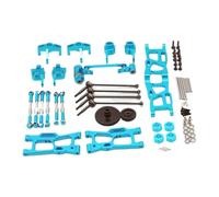 GTVNPOA Rc Upgrade Spare Parts For Wltoys 144001 124016 124017 124019 124018 RC Remote Controlled Car 4MD Purpose Metal Upgrade Accessories Fragile Set(SKY BLUE)