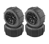 GTVNPOA Rc Upgrade Spare Parts For Wltoys 144001 12428 124019 For HBX 16889 SG1601 For Hyper Go H16BM H14BM For SCY 16101 16102 Pro 4Pcs 80Mm Snow Sand Tire Wheel Parts