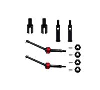 GTVNPOA Rc Upgrade Spare Parts For WLtoys 244016 For LOSI Micro-B 124 RC Ca Metal Upgrade Remote Control Car Coupling Drive Shaft Differential Cup Wheel