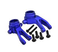 GTVNPOA Steering Knuckle Models For Gpm For Arrma For Granite Mega Big For Rock For Senton 3S 1/10 7075 Aluminum Alloy Front Steering Block Remote Control Car Parts(Blue)