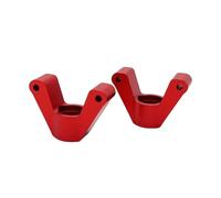GTVNPOA Steering Knuckle Models For UD GR M16 OP 1/16 Metal Upgrade Rear Steering Cup RC Crawler Car Truck For Buggy Accessories Parts(Red)
