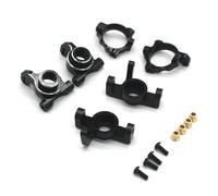 GTVNPOA Steering Knuckle Models For ZD Jacking MT16 RX12 For Jiusi PT14R MT14R 1/12 Metal Steering Cup Rear Wheel C For Seat Parts 3-piece Set RC Car Accessories(Black)