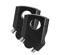 GTVRFLOKI Compatible With R1200GS Motorcycle Handlebar Riser Bar Mount Handle Clamp Universal 28mm 22mm Motorcycle Handbar Rising Clamp Accessories motorbike handlebar riser(22mm Black)
