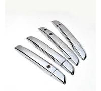 GTVRFLOKI Door Handle Caps Trim Compatible with Civic Sedan Hatchback 2016 2017 2018 2019 ABS Chrome Door Handle Cover Trim Overlay Car Styling Molding(Silver 2 Buttons)