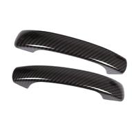 GTVRFLOKI Door Handle Caps Trim Compatible with Smart for Fortwo 451 2009 2010 2011 2012 2013 2014 2015 2pcs Carbon Fiber Style Car Exterior Door Handle Cover Trim