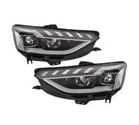 GTVRFLOKI Front Headlight Compatible With A4 B10 2020 2021 2022 2023 Replacement DRL Turn Signal High Beam Angel Eye Projector Lens Accessories