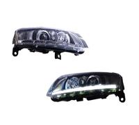 GTVRFLOKI Front Headlight Compatible With A6L 2005 2006 2007 2008 2009 2010 2011 Replacement Car Headlight Assemblies DRL Brake Turn Signal Lamp Plug And Play