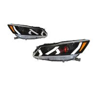GTVRFLOKI Front Headlight Compatible With Accord 2016 2017 Replacement Car Lights Projetor Head Lamp Daytime Running Light Automotive Accessories