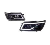 GTVRFLOKI Front Headlight Compatible With Dodge For Jcuv 2009 2010 2011 2012 2013 2014 2015 2016 Replacement Headlight Projetor Head Lamp Daytime Running Light Automotive