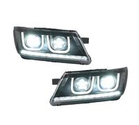 GTVRFLOKI Front Headlight Compatible With Dodge For Journey 2008 2009 2010 2011 2012 2013 2014 2015 2016 2017 2018 2019 Replacement 2pc Modified DRL Front Lights Assembly
