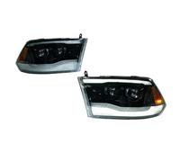 GTVRFLOKI Front Headlight Compatible With Dodge For Ram 1500 2009 2010 2011 2012 2013 2014 2015 2016 2017 2018 Replacement Headlight Dynamic Signal Head Lamp Auto Modified