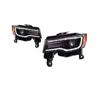 GTVRFLOKI Front Headlight Compatible With Jeep For Grand For Cherokee 2014 2015 2016 2017 2018 2019 2020 Replacement Projetor Head Lamp Daytime Running Light Automotive