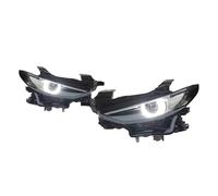 GTVRFLOKI Front Headlight Compatible With Mazda 3 For Axela 2020 2021 2022 2023 Replacement Headlights DRL Turn Signal High Beam Angel Eye Projector Lens