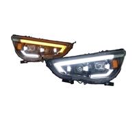 GTVRFLOKI Front Headlight Compatible With Mitsubishi For ASX 2013 2014 2015 2016 2017 2018 2019 Replacement Headlights Dynamic Turn Brake Lamp DRL Car Accessories