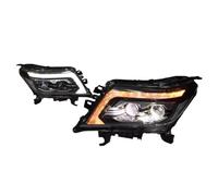 GTVRFLOKI Front Headlight Compatible With Nissan For Navara 2015 2016 2017 2018 2019 2020 Replacement Modified Dynamic Turn Signal Car Headlight Assembly