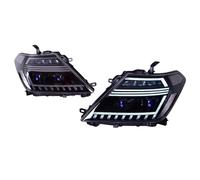 GTVRFLOKI Front Headlight Compatible With Nissan For Patrol For Y62 2012 2013 2014 2015 2016 2017 2018 Headlights DRL Dynamic Signal High Beam Angel Eye Projector Lens