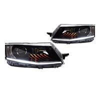 GTVRFLOKI Front Headlight Compatible With Skoda For Octavia 2015 2016 2017 Replacement Car Styling Head Lamp Headlight DRL H-ID Bi Xenon Auto Accessories