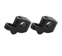 GTVRFLOKI Motorcycle 22mm 25mm 28mm Handlebar Risers Extension Back Moved Riser Universal Handlebar Clamp Mount Adapter Motorbike Upgrade Parts motorbike handlebar riser(Black,22mm)