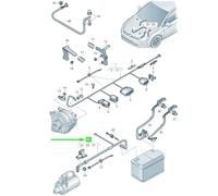 gtvtrading Fits Volkswagen Passat B8 3G Positive Battery Cable 5Q0971228Ac Original