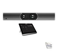 GTW Yealink A30-020-TEAMS All-in-one Collaboration bar with CTP18 Touch Panel, Connects to Deskphone, PC/Mac, Softphones - Works with Teams, Zoom, RingCentral, 8x8, Vonage, Microfiber Included