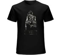 GTWFK Horror Game Days Gone Retro T-Shirt Ride The Broken Road O'Neck Men's Men's Jungs T-Shirt Mongrel Mc Abschied Original Cotton Tops Black