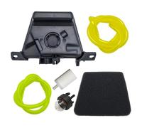 GTWSQQ Air Filter Cleaner Cover Assembly for Partner 350 351 for McCulloch 335 435 440 Fuel Filter Line Primer Bulb Chainsaw Replace Part