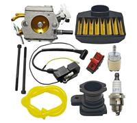 GTWSQQ Ignition Coil for H-u-s-q-v-a-r-n-a 365 362 371 372 Carburetor Air Filter Kit Chainsaw 537162204, 503281801, 503 28 32 03