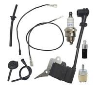 GTWSQQ Ignition Coil Module Fuel Filter Line Pipe Kit for Chinese Chainsaw 2500 25CC for Zenoah G2500 Garden Spare Parts