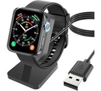 GTX05, GTX12, GTX13, AR-01 Charger, Blueshaweu Charging Stand Desk Holder Charging Dock Station Compatible with Tensky, Aeac, Fitpolo, Faweio, SOUYIE GTX05, GTX12, GTX13, AR-01 Smart Watch (Black)