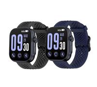 GTX12, GTX13 Smart Watches bands, 22mm Silicone band with Metal Buckle Compatible with Fitpolo GTX12, ENOMIR GTX12, Tensky GTX12, uaue T60, QXQ T60, QCOQ T60 Smart Watches (2 Pack-Black+Blue, 22mm