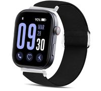 GTX12, T60 Smart Watches Band,22mm Stretch Elastics Nylon Adjustable Replacement Strap Accessories for Men & Women Compatible with Fitpolo,ENOMIR,Tensky GTX12 / uaue,QXQ,QCOQ,CASCHO T60 (Black)