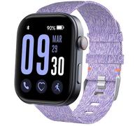 GTX13, GTX12 Smart Watches Band, Lamshaw 22mm Breathable Nylon Woven Fabric Replacement Accessory Strap Compatible for Fitpolo GTX12, ENOMIR GTX12, Tensky GTX12, uaue T60, QXQ T60, QCOQ T60 Smart
