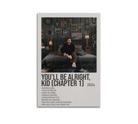 GTYATEN You'll Be Alright, Kid by Alex Warren Poster Wall Art Canvas Aesthetic Music And Movies Decorative Painting for Living Room Bed Room 12x18inch(30x45cm) Unframe-style