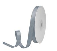 GTYBOVA 10mm x 45 Metres Double Sides Silver Satin Ribbon 100% Polyester Multiple Colors Available Ideal for Gift Wrapping Crafts Wedding Decor