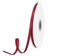 GTYBOVA Double Side 6mm x 91m Ribbon Wine Red Satin Ribbon Ideal for Gift Wrapping Crafts Wedding Decor Flower Bouquet