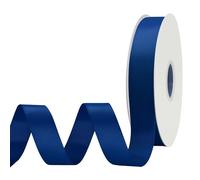 GTYBOVA Navy Blue Grosgrain Ribbon 25mm x 45 Meters Ribbon for Gift Wrapping Flower Bouquet Crafts Hair Accessories Wedding