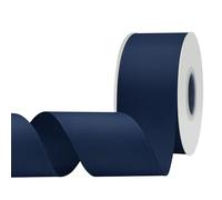 GTYBOVA Navy Blue Grosgrain Ribbon 50mm x 23 Meters Ribbon for Gift Wrapping Flower Bouquet Crafts Hair Accessories Wedding
