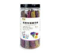 GTYLF 18 Count Chew Toys Safe Treats for Teeth Grinding Natural Timothy for Hay Petals Sticks for Hamsters Gerbils Chew Toys for Teeth Grinding