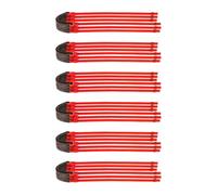 GTYLF 6Pcs Multipurpose Red Latex Catapult Straps Rubber Bands Outdoor Game Pull Belt for Camping and Outdoor Activities Game Pull Belt