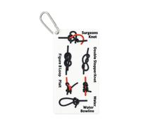GTYLF Camping Knot Tying Guide Card Training Board Practical Knot Tying Reference Cards for Backpackers Climbers Easy to Use Rope Learning Training Board