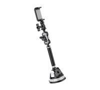 GTYLF Car Windshield Phone Mount with Multi-Joint Suction Holder for Map Checks and Daily Driving Screen View on the Road Phone Holder Multi Joint Cradle Route Viewing Driving Screen Black Car