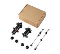 GTYLF Carbon Fiber Mountain Bike Hub Pair for Trail Riding, Sealed Bearing 120 Ratchet Design Front Rear Hub Set for Upgrades