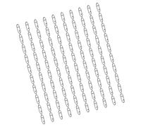 GTYLF Clips for Lure Rigging, Stainless Steel Tackle Clip Pack with 100 Pieces, Pointed Connector Design for Anglers Lure Clip Connector Terminal Tackle Fishing Rigging Metal Angler Gear Box Restock
