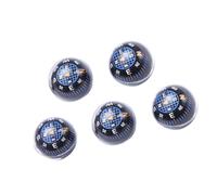 GTYLF Compass Set, Compact Spherical Locator with 360 Degree Face Markings, Portable Black Shell Build, Easy Carry Gear for Camp Trips, Five Piece Bundle Trail Orientation Dome Pocket Locator Camping