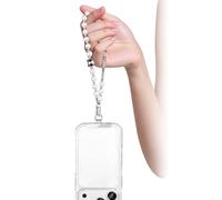 GTYLF Fashionable Pearls Accented Phone Wristlet with Strong Polyester Cord & Smooth Finishes Phone Tethers for Everyday Use Elegant Wrist Belt