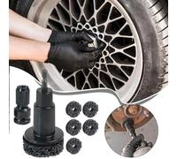 GTYLF General Rusts Debris Removal Set Double Purpose Connector Upgrades Axles Polishing Head for Car Motorcycle Maintenance Stone Grinding Head Rusts Remover