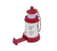 GTYLF Lighthouse Shaped Phone Stand with LED Light Keychains Holder LED Lighthouse Phone Holder for 3 to 7 Inch Mobile Phones Keychains